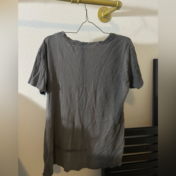 buddha hippie boho yoga modern gray white 100% cotton lounge t shirt top sz XXL - Picture 5 of 5